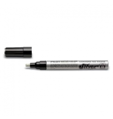 Lackmarker SUPER COLOR, SC-S-B 4073054, Stift, silber, 4mm Keilspitze