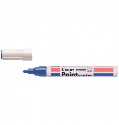 Lackmarker SUPER COLOR, SC-PM-L, Stift, blau, 2mm Rundspitze