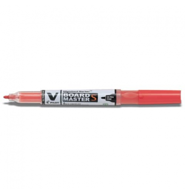 Whiteboardmarker/Flipchartmarker V-Board Master S, WBMA-VS-UF-R-BG, Stift, rot, 0,8mm Rundspitze