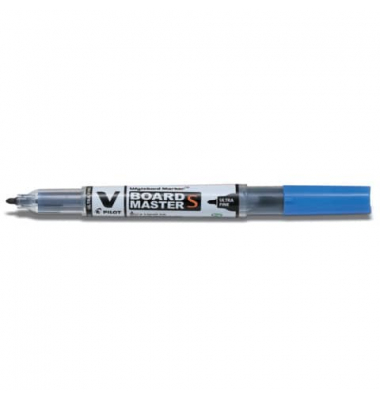 Whiteboardmarker/Flipchartmarker V-Board Master S, WBMA-VS-UF-L-BG, Stift, blau, 0,8mm Rundspitze