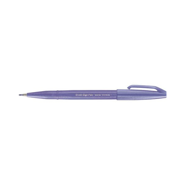 4902506365101 - Kalligrafiestift Sign Pen Brush - Pinselspitze blauviolett 4902506365101 SES15C-V2X