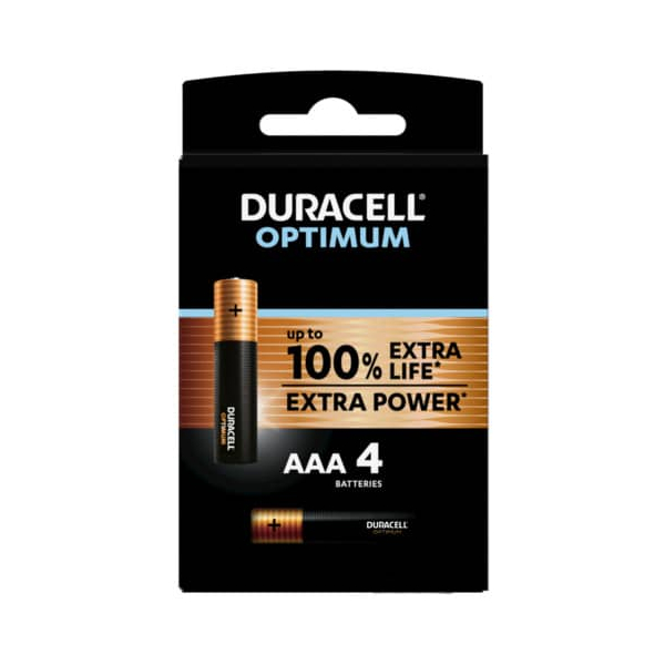 5000394137516 - Batterien OPTIMUM Alkaline - Micro LR03 AAA 15 V 5000394137516 DURACELL 4 Stück