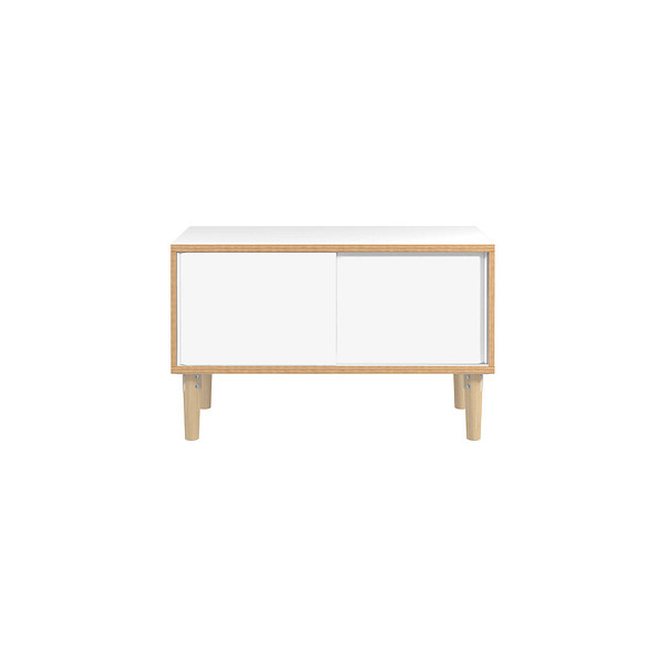 5020073844306 - Sideboard Poise POS1007W696 verkehrsweiß 2 Fachböden 1000 x 450 x 621 cm 5020073844306 BISLEY