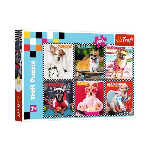 5900511132793 - Puzzle 200 - Puzzle 200 - Happy Dogs (Kinderpuzzle)