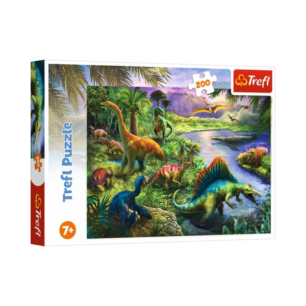 5900511132816 - Puzzle 200 - Puzzle 200 - Dinosaurier (Kinderpuzzle)