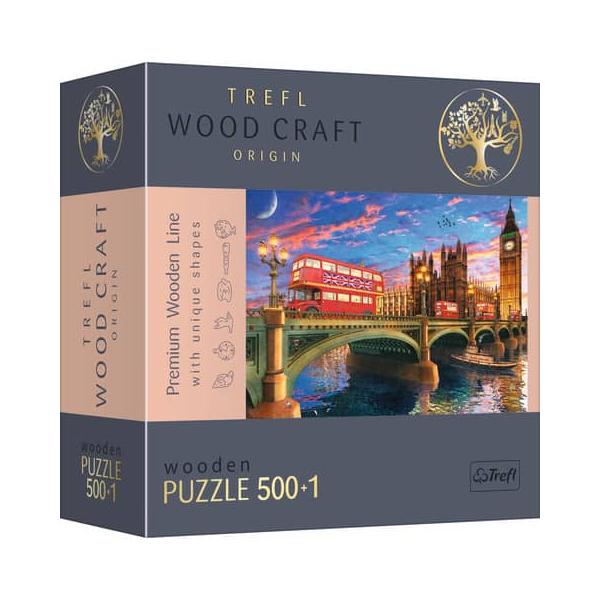 5900511201550 - Landschaftspuzzle-Edition - Palast von Westminster Big Ben London (Holzpuzzle)