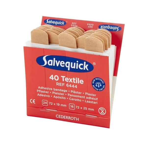 7310610064440 - Refill für SALVEQUICK 6 VE elastische Pflaster je 40 Stk VE à 6 Stk