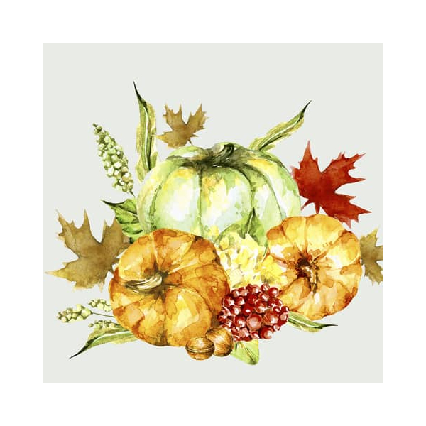 7321011960811 - Herbst Lunchservietten - 33 x 33 cm 20 Stück 73210119608