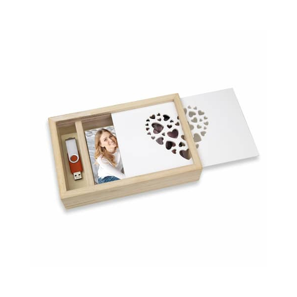 8020912057970 - CZ1257 Love Box USB           13x18 Holz für Fotos und Stick  CZ1257 CZ1257 8020912057970