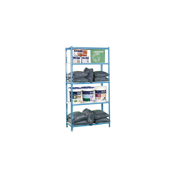 8435104907313 - Simonrack Schwerlastregal KIT SIMONCLICK 5 400 442100024189045 blau weiß 900 x 400 x 1800 cm