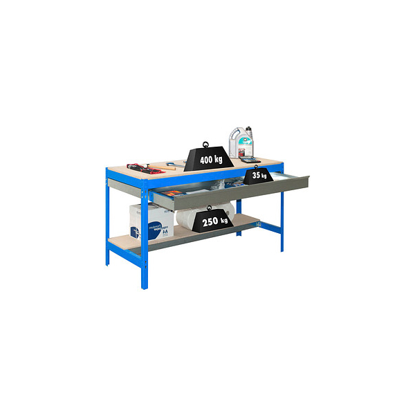 8435104932568 - Simonrack Werkbank KIT SIMONWORK BT0 BOX 900 blau 1 Schublade 900 x 610 x 842 cm