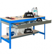 Simon Rack Werkbank KIT SIMONWORK BT0 BOX 1200 blau 120,0 x 76,0 cm