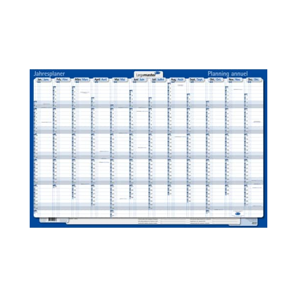 8713797102605 - Plakatkalender 7-422221-25 Vertikal 12 Monate   1 Seite 90x60cm 2025 8713797085960 Legamaster