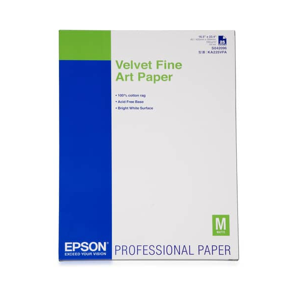 8715946345659 - Inkjetpapier Velvet SO42096 A2 260g weiß 8715946345659 EPSON