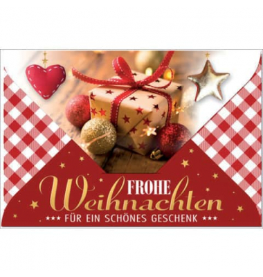 Weihnachtsgutscheinkarte 23-2239 ohne Umschlag