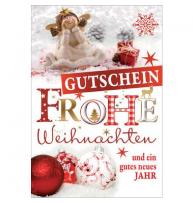 Weihnachtsgutscheinkarte 23-2242 inkl. Umschlag