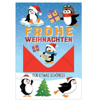 Weihnachtsgeldscheinkarte 23-2245 inkl. Umschlag