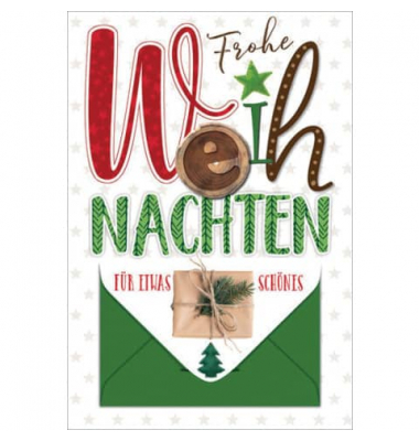 Weihnachtsgeldscheinkarte 23-2294