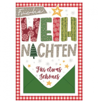 Weihnachtsgeldscheinkarte 23-2292