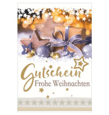 Weihnachtsgutscheinkarte 23-2301