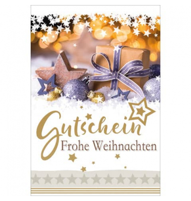 Weihnachtsgutscheinkarte 23-2301