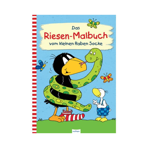 9783480234356 - Der kleine Rabe Socke   Das Riesen-Malbuch vom kleinen Raben Socke Kartoniert (TB)