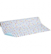 Geschenkpapier Atelier 513180, Punkte, 50cm x 20m, bunt/blau