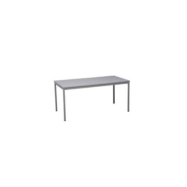 4260090172988 - Mehrzwecktisch grau rechteckig Vierkantrohr grau 1400 x 700 x 750 cm 4260090172988 Gürkan