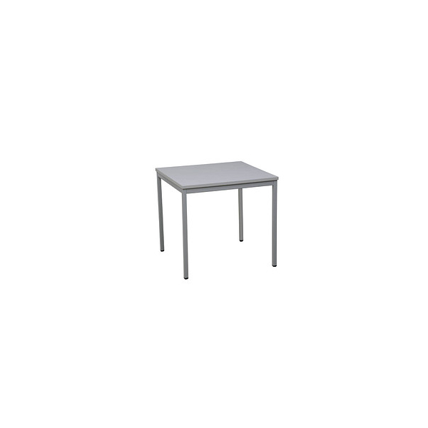 4260090177198 - Mehrzwecktisch grau quadratisch Vierkantrohr grau 700 x 700 x 750 cm 4260090177198 Gürkan