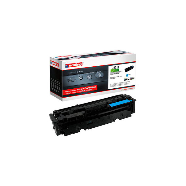 4057305054555 - EDD-2211 cyan Toner ersetzt HP 415A (W2031A) 4057305054555 Edding