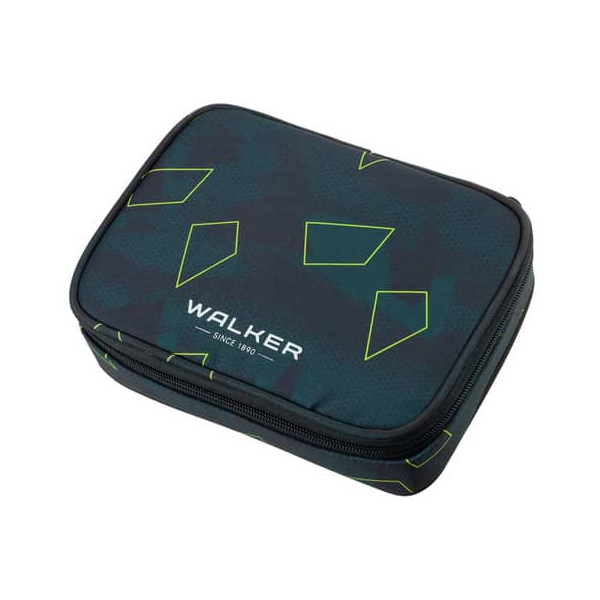 9002638228284 - Schüleretui Wizzard XL green polygon 9002638228284 WALKER