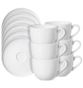 Ritzenhoff & Breker Kaffeetassen-Set Skagen weiß 220,0 ml 12-tlg.