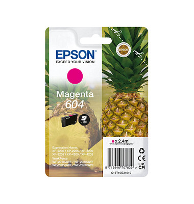 EPSON 604/T10G34 magenta Tintenpatrone