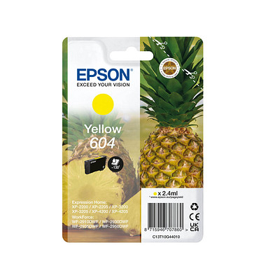 EPSON 604/T10G44 gelb Tintenpatrone