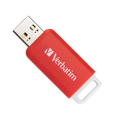 Verbatim USB-Stick DataBar rot 16 GB