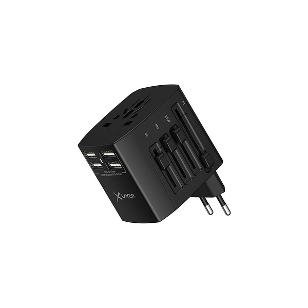 4260458924228 - Xlayer CHARGER Internationaler Reiseadapter Reisestecker universal für 220 Länder