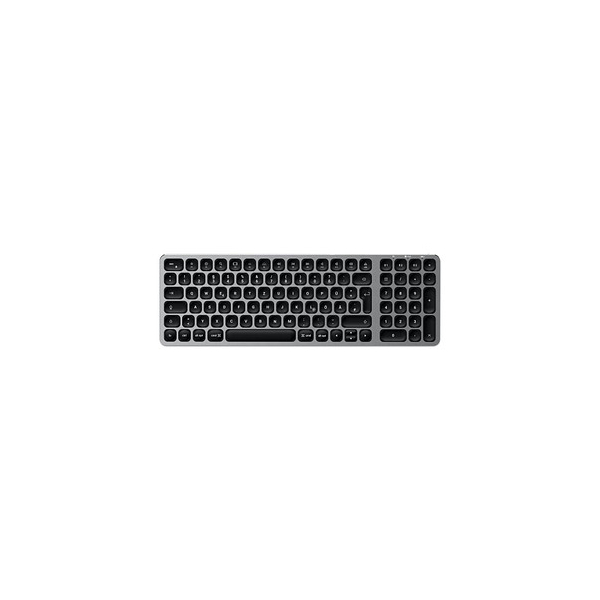 0879961008673 - Grau Satechi ST-ACBKM-DE Tastatur Haus Bluetooth QWERTZ Deutsch Schwarz Grau 0879961008673