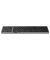SATECHI Compact Backlit Bluetooth Tastatur kabellos grau, silber