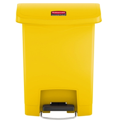 Rubbermaid Tretabfalleimer Slim Jim 1883573 Kunststoff 30l gelb