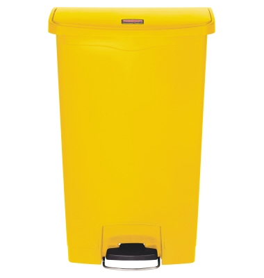 Rubbermaid Tretabfalleimer Slim Jim 1883577 Kunststoff 68l gelb