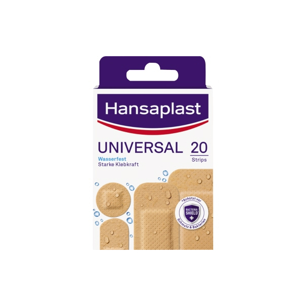 4005800280023 - Hansaplast Pflasterstrip UNIVERSAL 1009266 4Größen 4005800280023 20 Stück