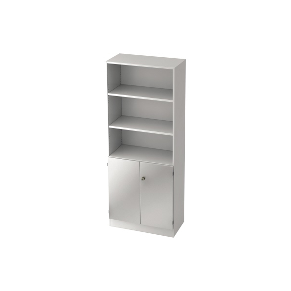 4032062155097 - PRO SIGNA K 6770 SG - 5 OH mit Knauf (abschließbar) Schrank Weiß Silber