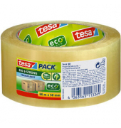 tesa Packband tesapack BIO & STRONG transparent 50,0 mm x 66,0 m 1 Rolle