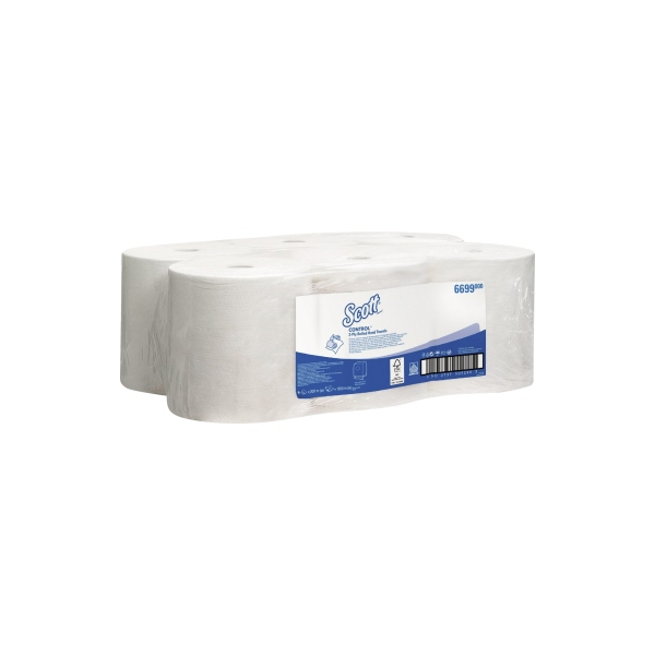 5027375052903 - Scott® CONTROL™ Papierhandtücher Airflex™ VE 6 Rollen à 200 m 2-lagig