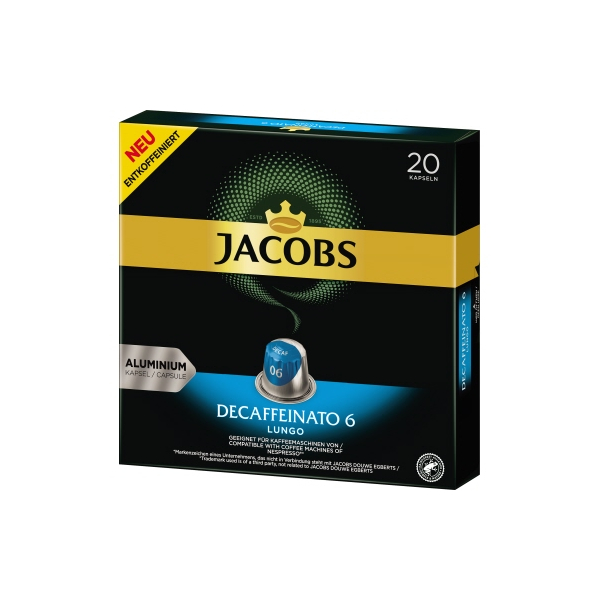 8711000413951 - JACOBS Kaffeekapsel Lungo 6 Decaff 4028756 8711000413951 Douwe Egberts DE GmbH 20 Stück