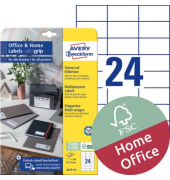 Etiketten Home Office 3474-10, weiß 70x37mm, 