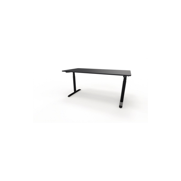 4003969124080 - Sitz-Steh-Schreibtisch selab e-desk 815018890 elektrisch höhenverstellbar 65-128cm (H) 160x80cm (BxT) rechteckig schwarz   