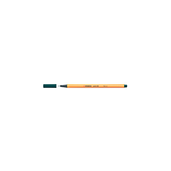 4006381292368 - Fineliner point 88 mit Kappe 04 mm Schreibf olive 400638