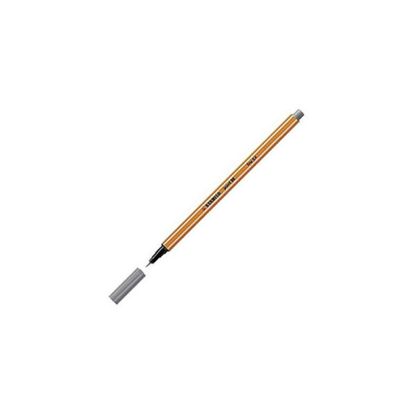 4006381292399 - Fineliner point 88 mit Kappe 04 mm Schreibf dunkelgrau 4