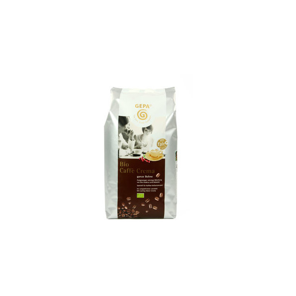 4013320117552 - Kaffee Bio Caffè Crema koffeinhaltig ganze Bohne 4013320117552 GEPA